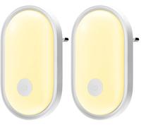 Alyvisun Veilleuse LED Prise Electrique avec Commande Tactile, Lampe Nuit avec Capteur de Crépuscule et Luminosité Réglable, Veilleuse Enfants pour Chambre de Bébé, Escalier, Couloir, Cuisine