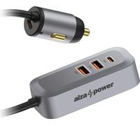 AlzaPower Chargeur de voiture X560 Multi Charge 20W gris
