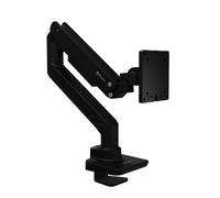 Arozzi Alzare Neo Pro Single Bras Moniteur Ressort à Gaz - Robuste, Jusqu'à 20 kg - Compatible Ultrawide, VESA 75/100, Rotation 360°, Gestion des Câbles - Pince de Bureau & Passe-Câble Inclus - Noir