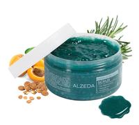 ALZEDA Exfoliation pour cuir chevelu 250 ml - Exfoliation mécanique avec poudre de noyau d'abricot et silice | Fraîcheur détox avec thé vert | Pré-shampooing, élimine le sébum et les résidus | pour