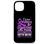Alzheimer Démence Frontotemporale Perte de Mémoire Ruban Violet Coque pour iPhone 13