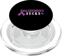 Alzheimer’s Sucks - Alzheimer’s Awareness Dementia PopSockets PopGrip pour MagSafe