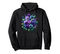 alzheimer violet floral pensée démence sensibilisation à la maladie d'Alzheimer Sweat à Capuche