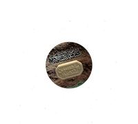 ALZUBAIDI Pierre de prière de l'Islam chiite Turba, Mohr, Sajda Imam Hussein, d'Irak, Karbala, en 2 formes différentes, ronde ou octogonale (5,5 cm)