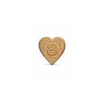 ALZUBAIDI Pierre de prière islam chiite Turba, Mohr, Sajda Imam Hussein, provenant d'Irak, Karbala, en forme de cœur (7 cm x 7 cm)