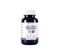 Alzuro Labs Chardon-Marie 80% Silymarine 6 000 mg Extrait 15:1 500 mg 180 Gélules Végétales Complément Alimentaire à Base de Plantes Testé en Laboratoire Certifié GMP