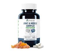 Alzuro Labs Complexe Articulations et Muscles 465mg - 90 Gélules | Boswellia Serrata, Griffe du Diable, PEA, Vitamine C & D3 | Anti-Inflammatoire, Formation des Os & du Collagène | Certifié GMP