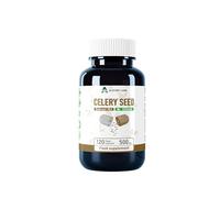 Alzuro Labs Extrait de graines de céleri équivalent 5 000 mg | extrait 10:1 500 mg Apium graveolens | 120 gélules végétales | complément de graines de céleri | BPF & testé en laboratoire