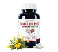 Alzuro Labs Extrait de Racine de Pissenlit 5000 mg Équivalent - 90 Gélules Végétaliennes - Extrait Hautement Concentré 20:1 - Favorise la Détoxification du Foie - Testé par un Laboratoire Tiers - GMP