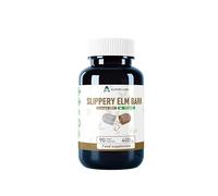 Alzuro Labs Orme Rouge (Slippery Elm) 8 000mg | Extrait 20:1 (400mg) | 90 Gélules Véganes | Haute Concentration - Soutien Digestif & Reflux Acide | Testé par Laboratoire Indépendant | Certifié GMP