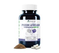 Alzuro Labs Pygeum Africanum | 5,000mg Equivalent (250mg 20:1 Extract) | 180 Vegan Capsules | 13% Phytosterols | High-Strength Prostate & Urinary Health Support | 3rd Party Lab Tested | GMP