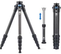 AM-225+SL-100 Trépied en Fibre de Carbone avec Colonne Centrale,Trépied de Table léger et Portable pour appareils Photo,Max 120cm,Rétracté 390mm,Charge utile 6kg