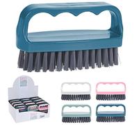 AM/63 Ultra Clean 1 brosse de lavage à la main d'environ 4 x 10 cm, 1 en 4 couleurs, brosse à vaisselle, brosse de lavage, brosse de nettoyage