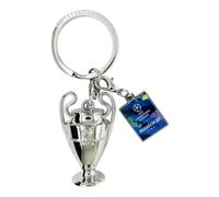 Am Ball Com Porte-clés 3D UEFA Champions League Coupe avec Tag de l'événement Munich 25 Finale - Article officiel U rgenté - Idée cadeau pour les fans de football