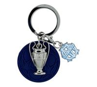 Am Ball Com Porte-clés UEFA Champions League 1993 Olympique de Marseille, OM Droit au But, Trophée Ligue des Champions, Supporters Football, Accessoire Métal Émaillé Officiel