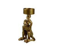 AM-Design Décoratif, polyrésine, Or, 8 x 7 x 15 cm