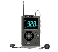 AM/FM,carte TF de soutien MP3 6,000,réglage EQ,antenne télescopique,USB-C charge rapide affichage en temps réel de l'alimentation - Type Style 1 grey