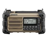 AM/FM-RDS/bluetooth radio rechargeable Marron