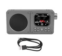 AM FM Video Radio, 2,01 Pouces HD Affichage Pocket TV avec 1000mAh MP3 MP4 Player Bluetooth 5.4 Prise en Charge de 8 systèmes OS X 10