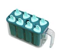 - am-Form - Récipient de congélation à 8 cavités avec bâtonnets pour un démoulage facile - Pour la maison, la cuisine, les fêtes, les bars, les jus de fruits, les enfants et les adultes