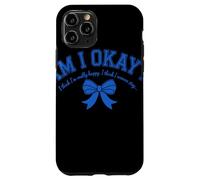 Am I Okay I Think I'm Really Happy Bow Auto Réflexion Santé Coque pour iPhone 11 Pro