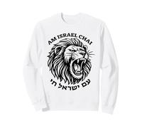 Am Israel Chai Lion dans Un Style Audacieux Art juif hébreu Sweatshirt