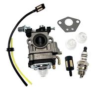 AM Kit carburateur avec bougie d'allumage pour débroussailleuse Einhell BG-BC 43/1 AS 1,7 CV / 1,24 kW BG -PT 3041