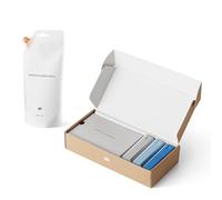 am Kit Nettoyage Écran 3 Pièces - Spray 200 ML Rechargeable, Chiffon Microfibre, Spray Nettoyant Lunettes - Nettoyant Écran TV, Ordinateur, Smartphone, Tablette, Écran Tactile Voiture, Bleu