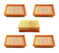 AM Lot de 5 filtres plats pour aspirateur-robot polyvalent Kärcher MV4, MV5, MV6, WD4, WD5, WD6 En remplacement du filtre plat 2.863-005.0