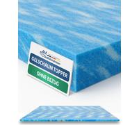 AM matelas de qualité | Surmatelas en mousse gel | 80x200 cm | Sans housse | Surmatelas | 80/200 | Surmatelas gel