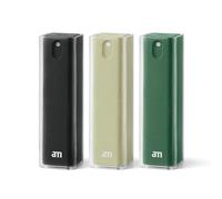 am Nettoyant Écran 2 en 1 avec Spray et Microfibre pour Smartphone, 3 Pack | Spray rechargeable 2 en 1 avec microfibre intégrée pour nettoyer les écrans de téléphone portable, ordinateur