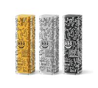 am Nettoyant Écran Portable 2 en 1 avec Chiffon Microfibre, Spray 10,5 ml pour Smartphone, Tablette, Ordinateur et Écran Voiture, Keith Haring