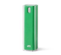 am Nettoyant Écran Portable 2 en 1 Chiffon Microfibre - 10,5 ml - Kit Nettoyage Voiture Pour Smartphones, Lunettes, Tablettes, Écrans TV et Ordinateur, Vert