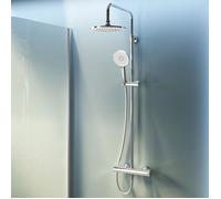 AM.PM Colonne de douche Mitigeur thermostatique Systeme de douche avec Chromé, F07XA400 X-Joy