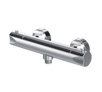 AM.PM Hit FTA4000 - Mitigeur Douche Thermostatique Chromé, Robinet Salle de Bain, Mitigeur Douche avec SafeStop à 38°C, Résistant aux Rayures, Garantie 5 Ans