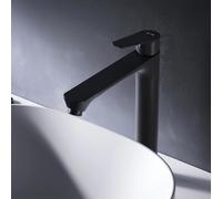 AM.PM Hit Mitigeur lavabo haut noir mat monocommande FTA92022