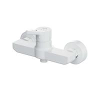 AM.PM Mitigeur de Douche de Salle de Bain à économie d'eau, Robinet Baignoire Sans Bec, Blanc, Résistant aux rayures, Facile à nettoyer X-Joy S FXB20033