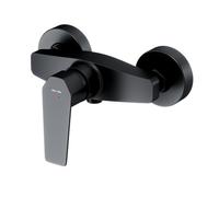 AM.PM Mitigeur Monocommande de Douche sans bec, Robinet Boignoire, pour Salle de Bains, Noir Mat, Résistant aux rayures, Facile à nettoyer GEM FGA20022