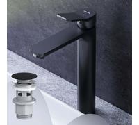 AM.PM robinet de salle de bain Haute Pop-Up vanne de vidange pour lavabo robinet salle de bain noir robinet de lavabo avec vidage 1 1/4 pouce vanne en laiton d'écoulement