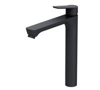 AM.PM - Robinet Lavabo FTA92022, Mitigeur Lavabo Noir Mat avec Cartouche Céramique SoftMotion 30 mm, Robinet Salle de Bain Anti-Rayures, Garantie 5 Ans