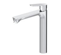 AM.PM - Robinet Lavabo Mitigeur Vasque à Poser, Mitigeur Lavabo Monocommande Chromé pour Salle de Bain, Cartouche Céramique SoftMotion 30 mm, Résistant aux Rayures, Hauteur du Bec 193 mm