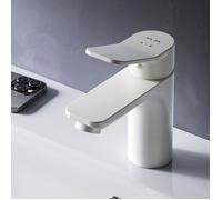 AM.PM Robinet lavabo Robinet Salle de Bain laiton Installation rapide Blanc FXA02133 X-Joy