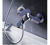 AM.PM Robinet mitigeur mécanique baignoire et douche, Chromé, Laiton, FTA10000 Hit
