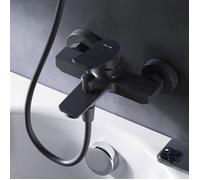 AM.PM Robinet mitigeur mécanique baignoire et douche Noir Laiton FXA10022 X-Joy