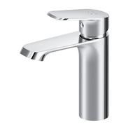 AM.PM - Robinet Salle de Bain Func F8F02100, Mitigeur Lavabo Chromé à Levier Unique, Robinet Lavabo Salle de Bain Design