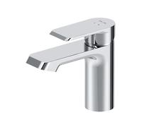 AM.PM - Robinet Salle de Bain Sense FNA02100, Mitigeur Lavabo Chromé en Laiton, Robinet Lavabo Salle de Bain Monocommande, Mitigeur Lavabo Design