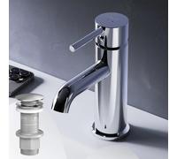 AM.PM Spike Mitigeur lavabo chromé bonde clic-clac FPA82100