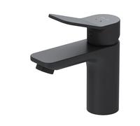 AM.PM X-Joy FXA02122 - Robinet Lavabo Salle de Bain Mitigeur Lavabo Monocommande Eco, Noir Mat, Anti-rayures, Facile à Nettoyer, Hauteur du Bec 79 mm