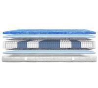AM Qualitätsmatratzen - Matelas à Mousse en Gel Premium 80x200cm Moelleux - 1000 Ressorts - Matelas à Ressorts ensachés á Mousse en Gel 80x200-6 cm revêtement à Mousse en Gel - 24cm Hauteur