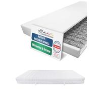 AM Qualitätsmatratzen - Matelas Ressorts bonell 140x200cm équilibré/Ferme - 19cm Hauteur - Made in Germany - Housse qualitative en Double Tissu à Fibre Climatique (200g/m²)